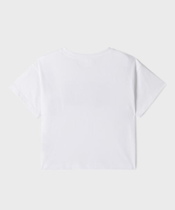 Tee-shirt col rond imprimé fille - Celine Dion vue3 - CELINE DION - GEMO