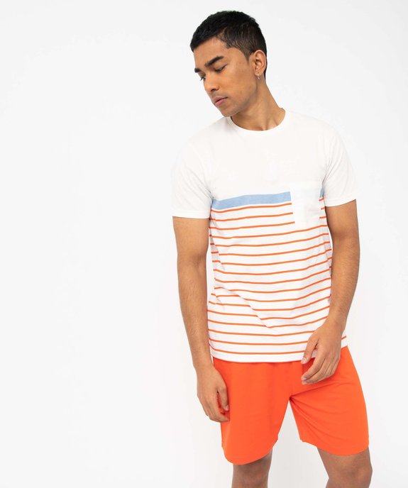 Pyjashort dépareillé homme vue1 - GEMO(HOMWR HOM) - GEMO