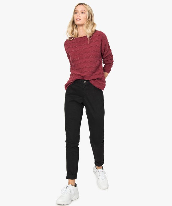 Pantalon femme slim effet push-up vue5 - GEMO(FEMME PAP) - GEMO