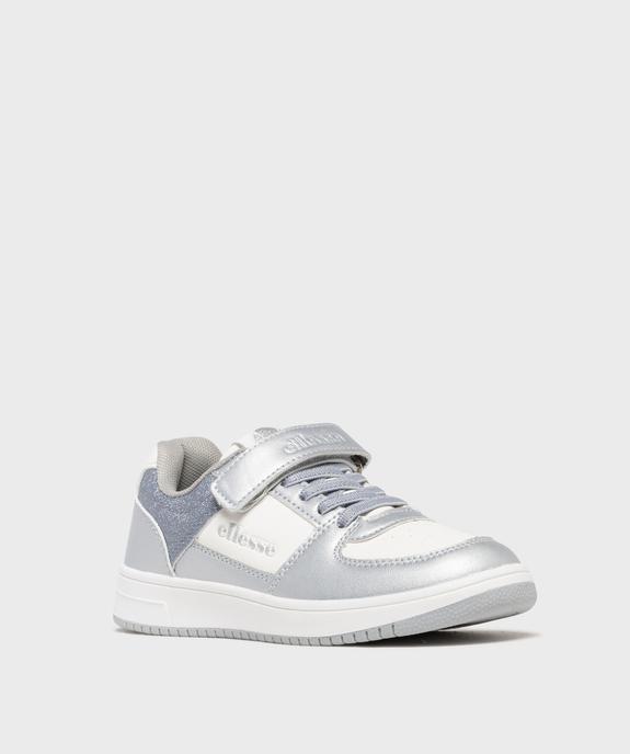 Baskets à scratch en matière métallisée et paillettes fille - Ellesse vue2 - ELLESSE - GEMO