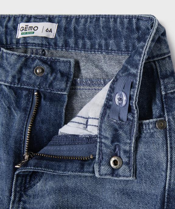 Jean Regular avec taille ajustable garçon vue3 - GEMO 4G GARCON - GEMO