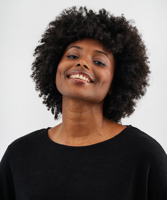 Haut de pyjama à manches chauve-souris femme vue2 - GEMO 4G FEMME - GEMO