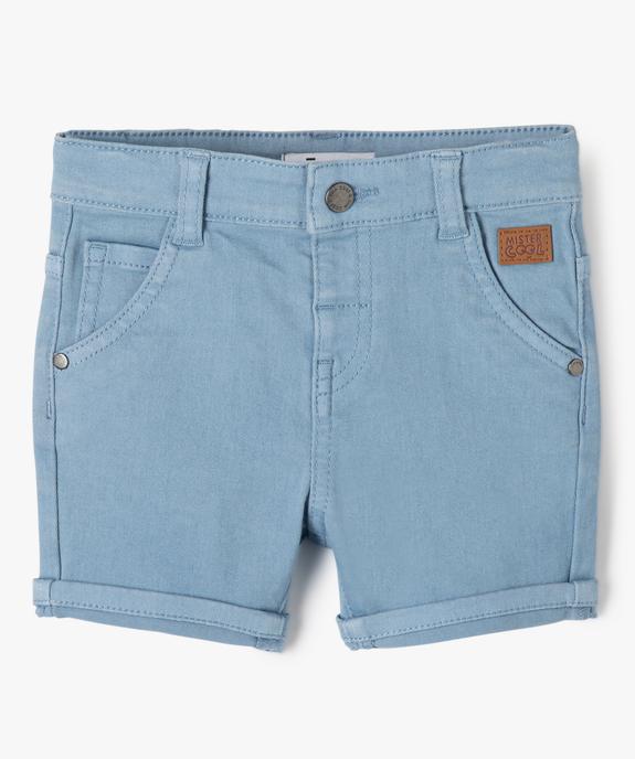 Short bébé garçon en toile de coton vue1 - GEMO(BEBE DEBT) - GEMO
