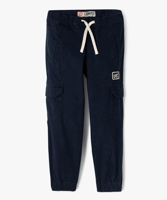 Pantalon cargo en coton stretch garçon - Camps United vue1 - CAMPS - GEMO