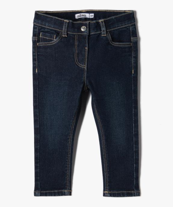 Jean coupe slim bébé fille vue1 - GEMO(BEBE DEBT) - GEMO