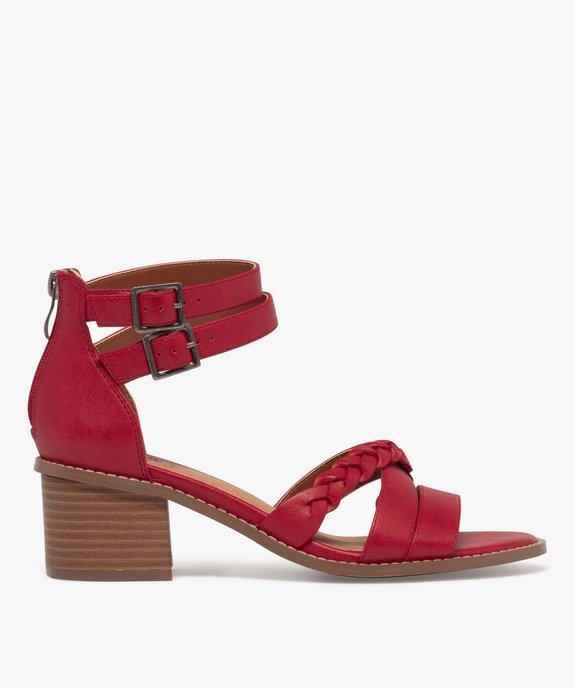 Sandales à talon avec double bride cheville femme - Valentina Baldano vue1 - VALENTINA BALDA - GEMO