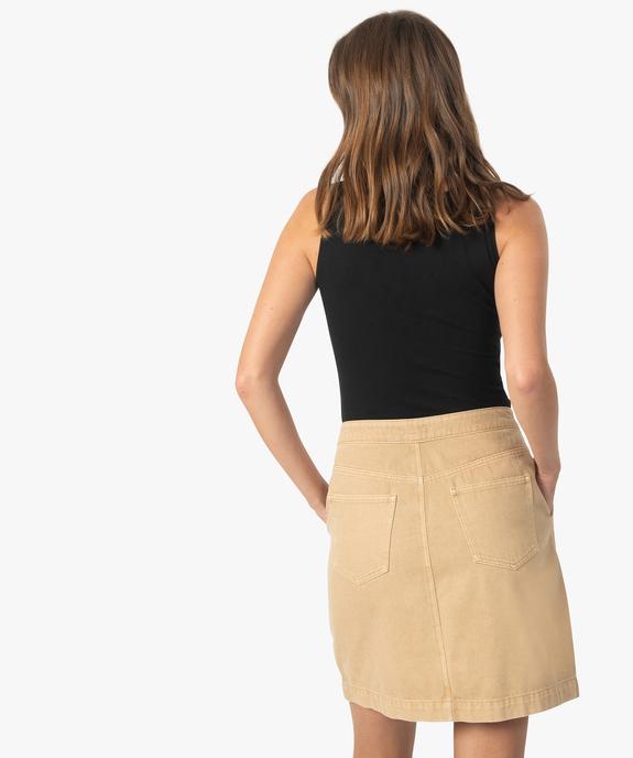 Débardeur femme en coton à col rond vue3 - GEMO(FEMME PAP) - GEMO
