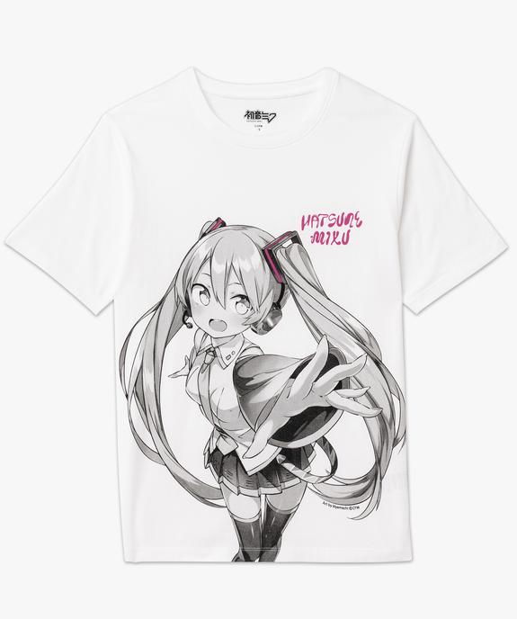 Tee-shirt manches courtes oversize avec motif manga femme - Hatsune Miku vue4 - HATSUNE MIKU - GEMO
