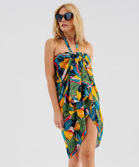 Paréo à motifs fleuris femme vue6 - GEMO (ACCESS) - GEMO