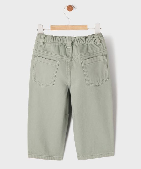 Jean barrel avec taille ajustable bébé garçon vue3 - GEMO(BEBE DEBT) - GEMO