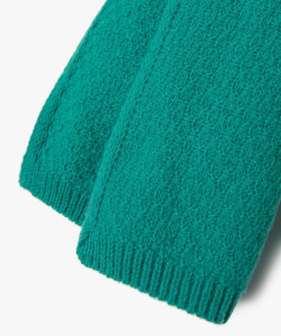 Echarpe femme extra large en maille unie vue2 - GEMO (ACCESS) - GEMO