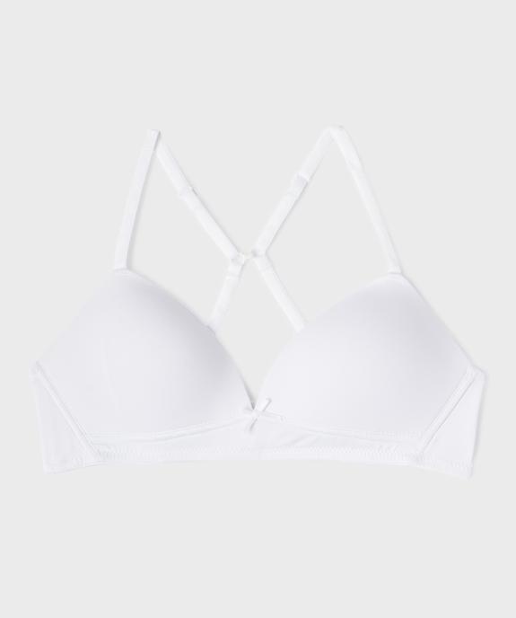 Soutien-gorge avec bonnets paddés et bretelles multipositions fille vue1 - GEMO (JUNIOR) - GEMO