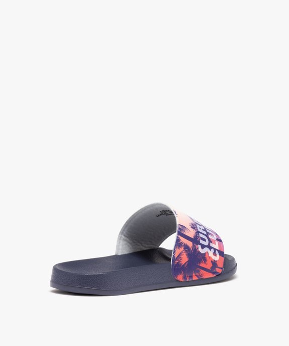 Mules de piscine garçon style surf décor soleil couchant vue4 - GEMO (PLAGE) - GEMO