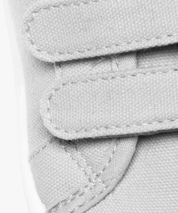 Baskets en toile bébé garçon avec fermeture scratch vue6 - GEMO(BEBE DEBT) - GEMO