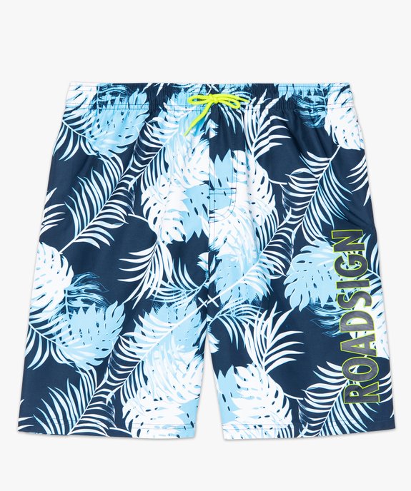 Short de bain homme motif tropical - Roadsign vue4 - ROADSIGN D - GEMO