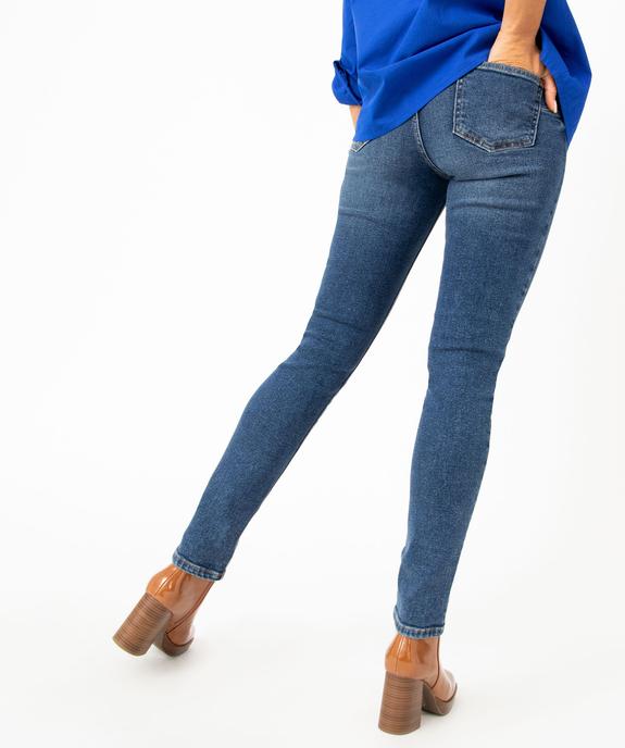 Jean slim push up femme vue3 - GEMO 4G FEMME - GEMO