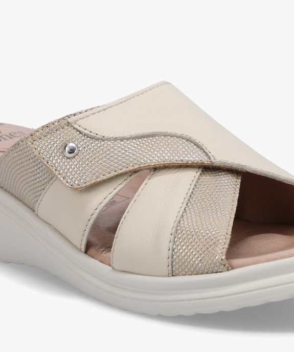 Mules femme confort dessus cuir - 5 Reflex Zones vue6 - 5 REFLEX ZONES - GEMO