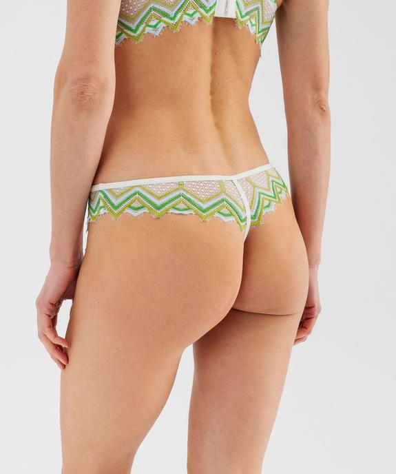 String en dentelle avec brides élastique femme vue2 - GEMO(HOMWR FEM) - GEMO