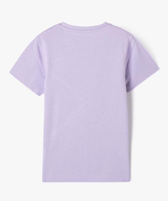 T-shirt manches courtes imprimé garçon vue4 - GEMO 4G GARCON - GEMO