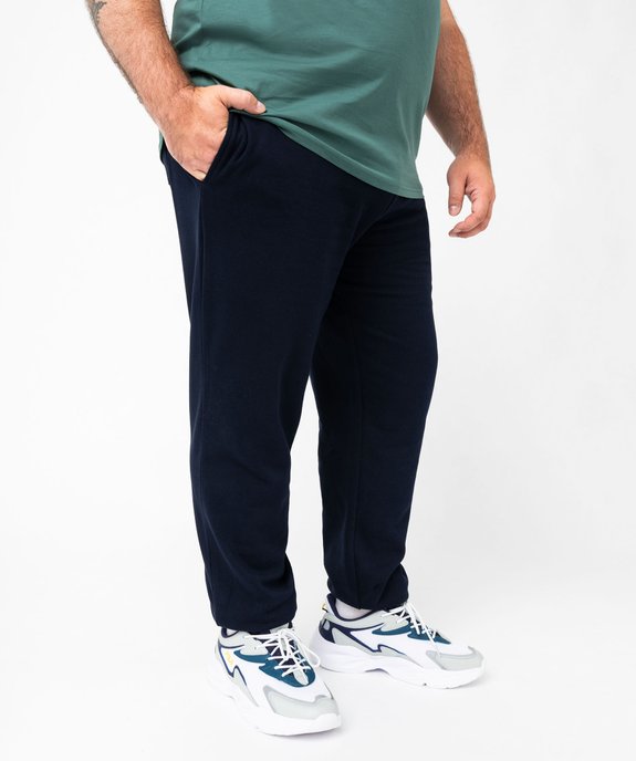 Pantalon de jogging molletonné homme vue8 - GEMO 4G HOMME - GEMO