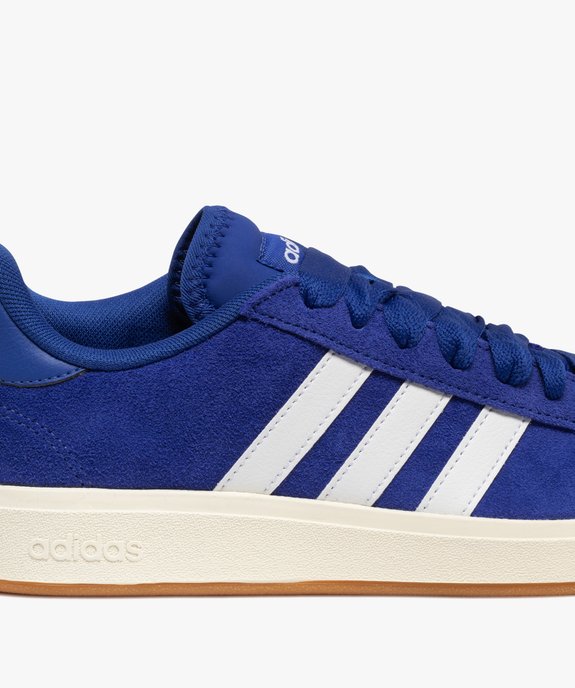 Baskets homme en cuir suédé style rétro et à bandes latérales Grand Court 2000 - Adidas vue6 - ADIDAS - GEMO