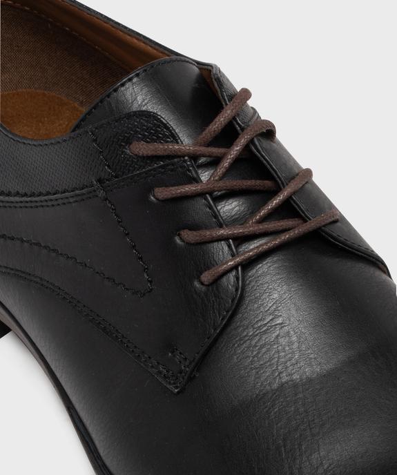 Derbies bicolores à détails texturés homme vue7 - MARIO BALDANO - GEMO