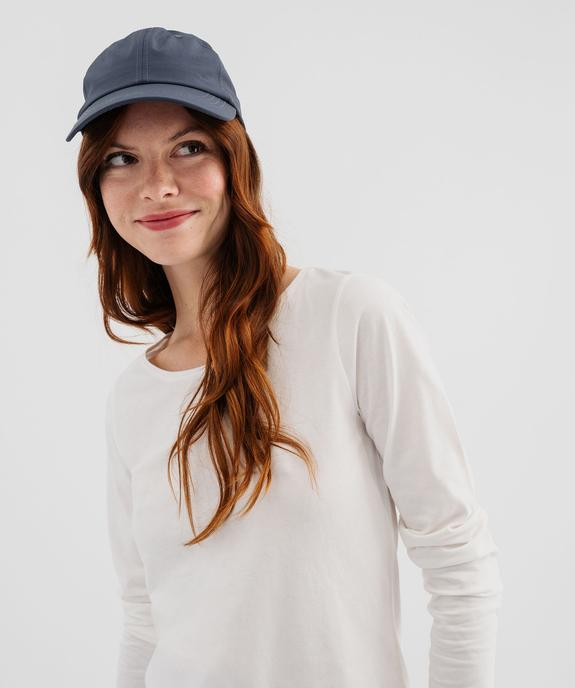 Tee-shirt manches longues à col rond femme vue5 - GEMO 4G FEMME - GEMO