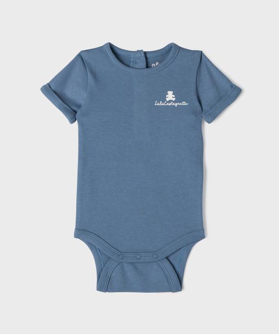 Ensemble 2 pièces bébé garçon salopette en maille et body - LuluCastagnette vue6 - LULUCASTAGNETTE - GEMO