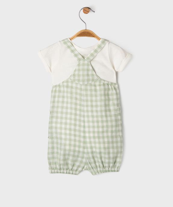 Ensemble 2 pièces bébé body et salopette vue8 - GEMO(BB COUCHE) - GEMO