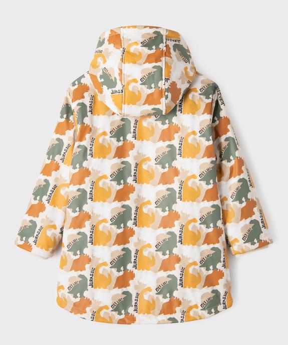 Manteau imperméable à capuche et doublure chaude avec imprimé animé garçon vue4 - GEMO (ENFANT) - GEMO