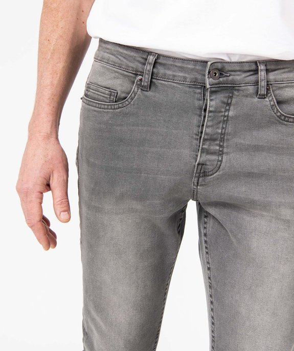 Jean homme straight en coton stretch vue2 - GEMO (HOMME) - GEMO