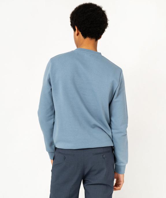 Sweat avec intérieur molletonné homme vue3 - GEMO 4G HOMME - GEMO