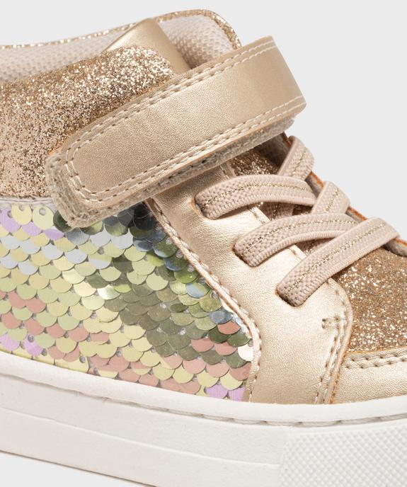 Baskets montante à paillettes fermeture scratch bébé fille - Lovely Wings vue6 - LOVELY WINGS - GEMO