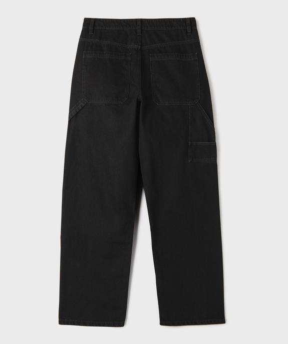 Jean baggy en denim 100% coton garçon vue3 - GEMO 4G GARCON - GEMO