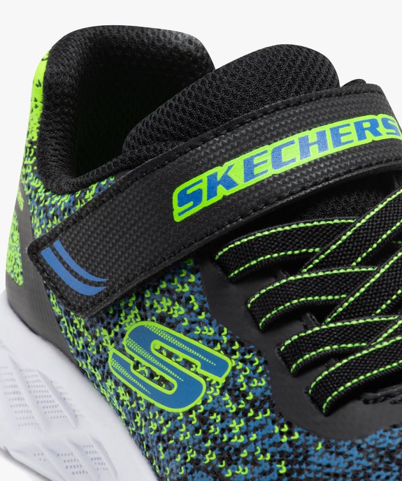 Baskets garçons running à reliefs colorés - Skechers vue6 - SKECHERS - GEMO