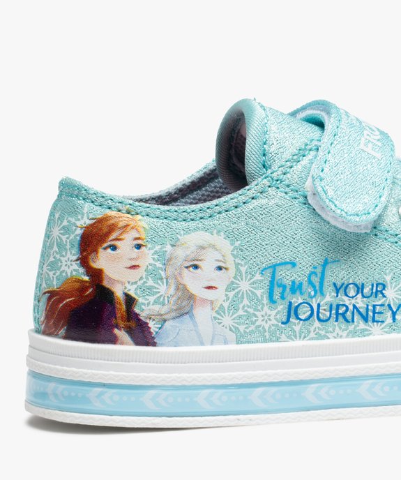 Tennis fille en toile à semelle lumineuse – Reine des Neiges vue6 - REINE DES NEIGE - GEMO