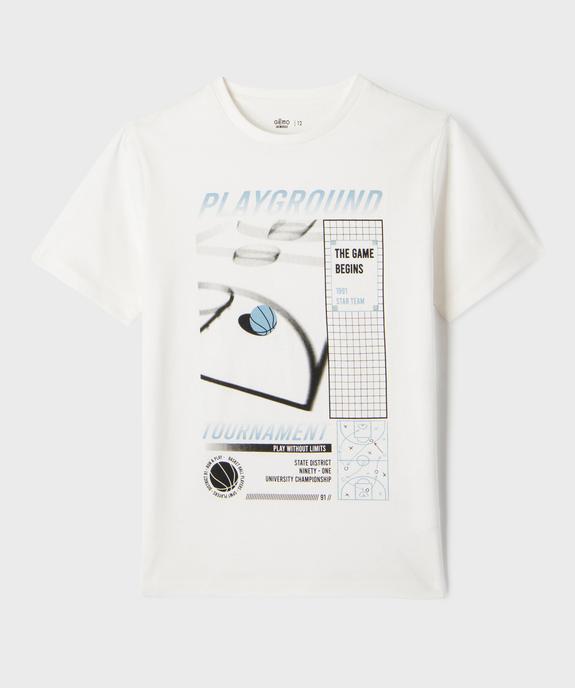 Tee-shirt de sport à manches courtes garçon vue1 - GEMO 4G GARCON - GEMO