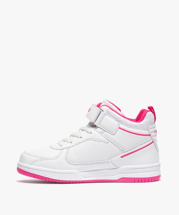 Baskets fille semi-montantes bicolores - Airness vue3 - AIRNESS - GEMO