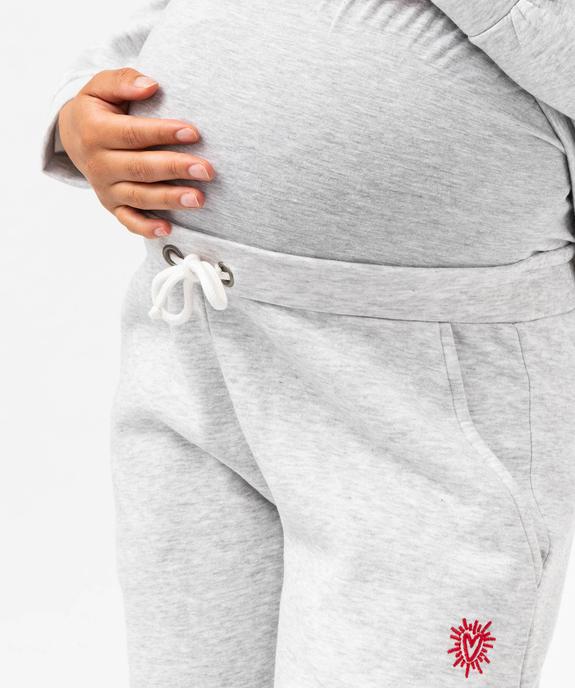 Pantalon de jogging femme spécial maternité vue2 - GEMO (MATER) - GEMO