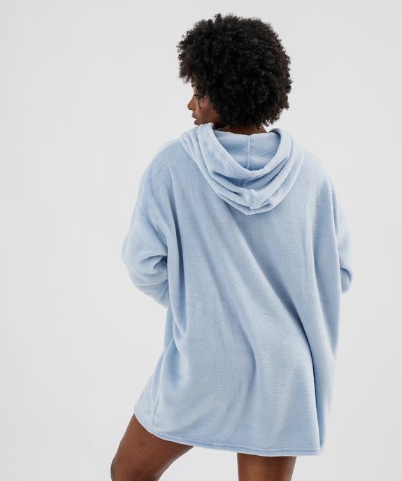 Chemise de nuit à capuche en sherpa femme - Stitch vue3 - LILO & STITCH - GEMO