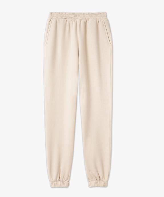 Pantalon de jogging en molleton femme vue5 - GEMO(FEMME PAP) - GEMO
