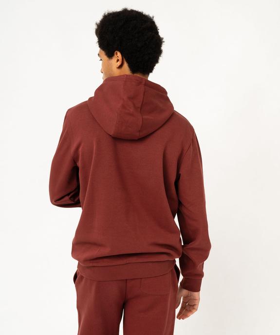 Sweat à capuche intérieur molletonné homme vue3 - GEMO 4G HOMME - GEMO