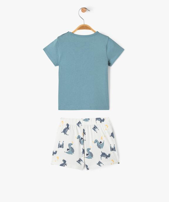 Pyjashort 2 pièces avec motifs dragons bébé garçon vue4 - GEMO 4G BEBE - GEMO