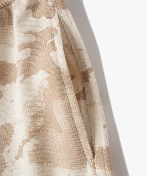 Pantalon de jogging garçon avec motif camouflage vue3 - GEMO (ENFANT) - GEMO