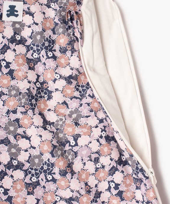Gigoteuse TOG 3 en toile de coton imprimé fleuri – LuluCastagnette vue4 - LULUCASTAGNETTE - GEMO