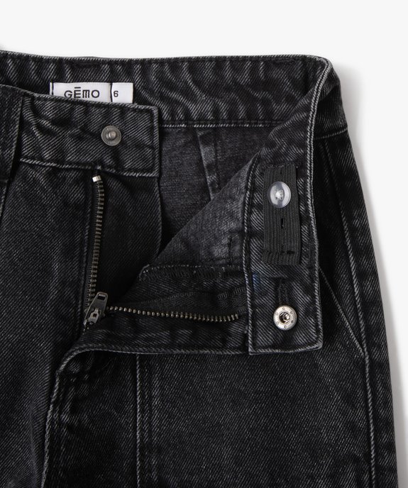 Jean Cargo Straight avec taille ajustable fille  vue2 - GEMO (ENFANT) - GEMO