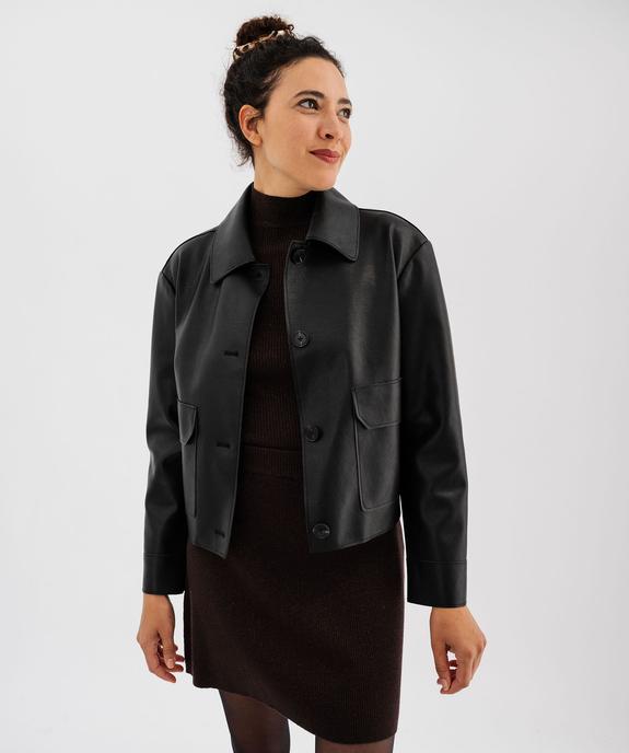 Jupe courte en maille pailletée femme vue5 - GEMO(FEMME PAP) - GEMO