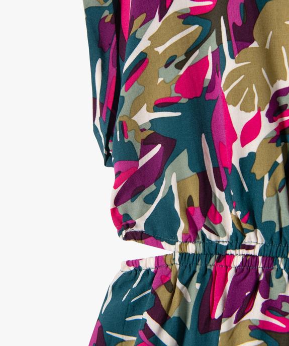Robe fille imprimée avec ouvertures à la taille vue2 - GEMO (ENFANT) - GEMO