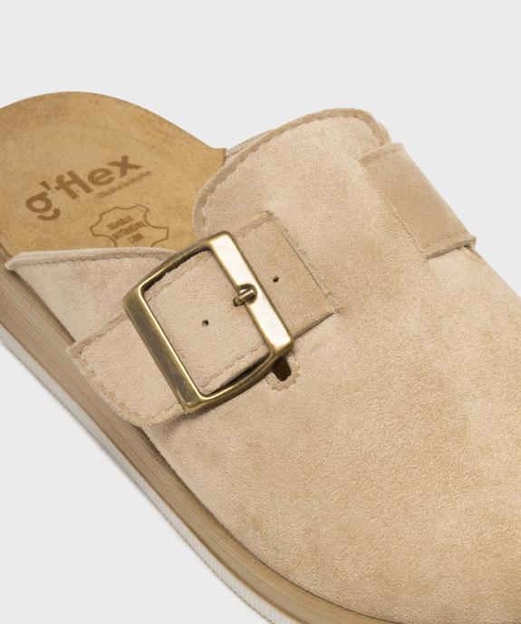 Sabots confort légers semelle intérieure cuir femme - g'flex vue6 - G'FLEX - GEMO