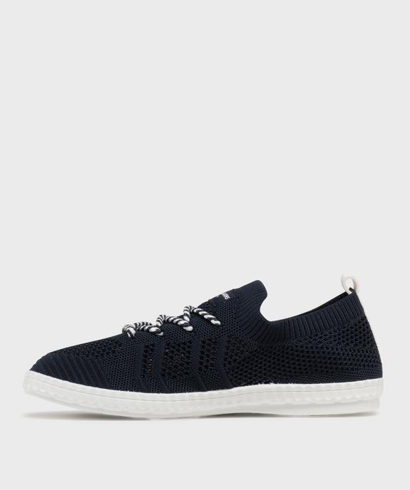 Baskets en toile ajourée faciles à enfiler femme - Terre de marins vue3 - TERRE DE MARINS - GEMO